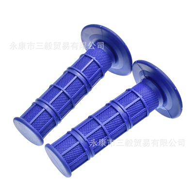 Motosiklet ləvazimatları və aksesuarları Rubber Soft Handlebar Cover - 1-pair-of-blue