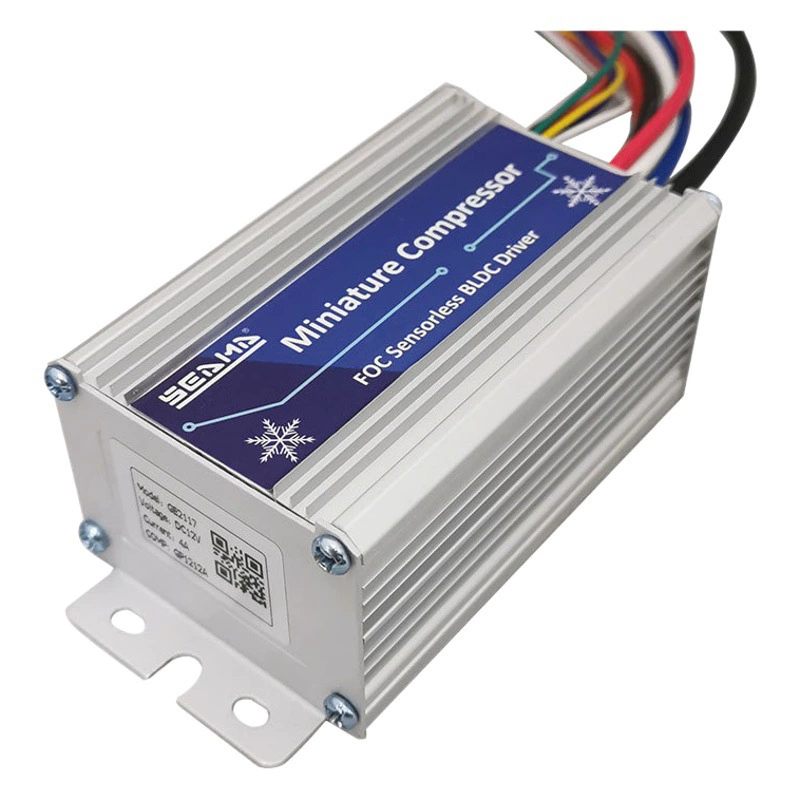 12-48В микро компрессор DC бесщеточный синусоидальный векторный драйвер для медицинских мобильных холодильников