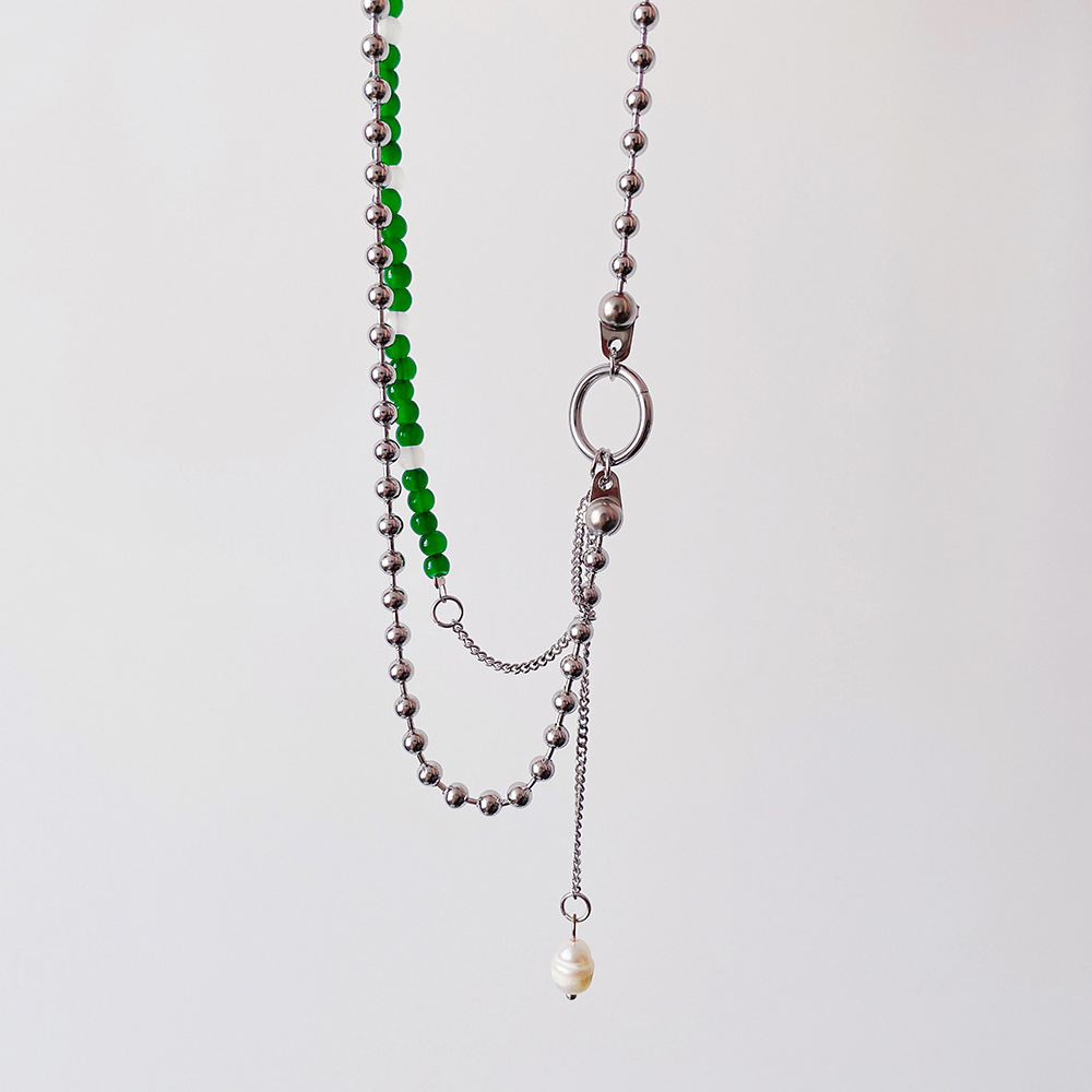 1 Piece Fashion Geometric Artificial Pearl Plating Womenu0027S Layered Necklaces