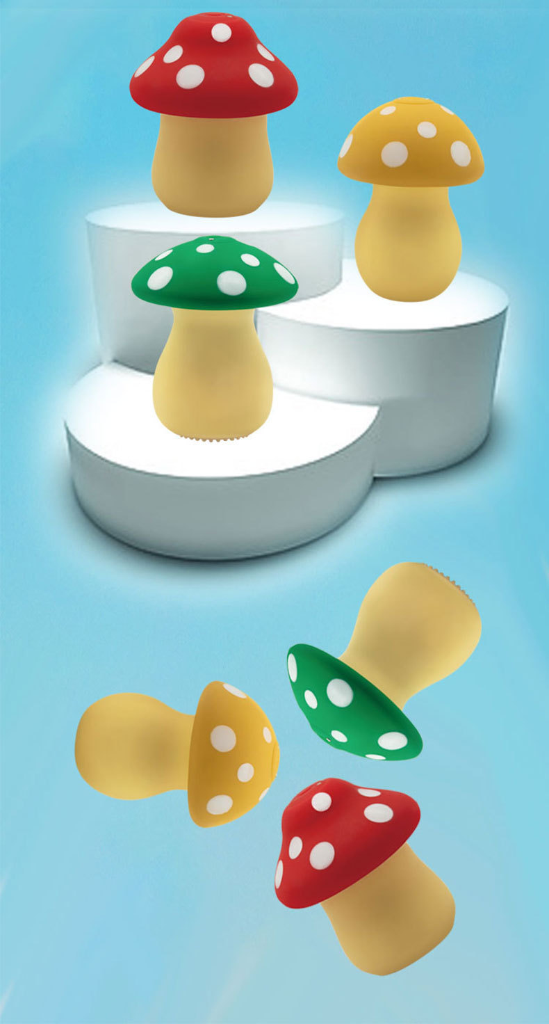 Mushroom-Shaped Vibrating Teasing Massager for Women with Tongue-Licking and Suction Simulation — detail image 11
