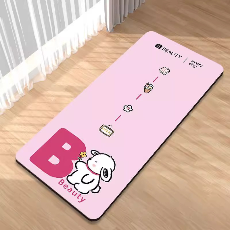 ヨガマット、フィットネスマット、ホームマット、フロアマット、女の子専用、厚みのある衝撃吸収、静音、2025新しいプロ仕様の滑り止め|undefined