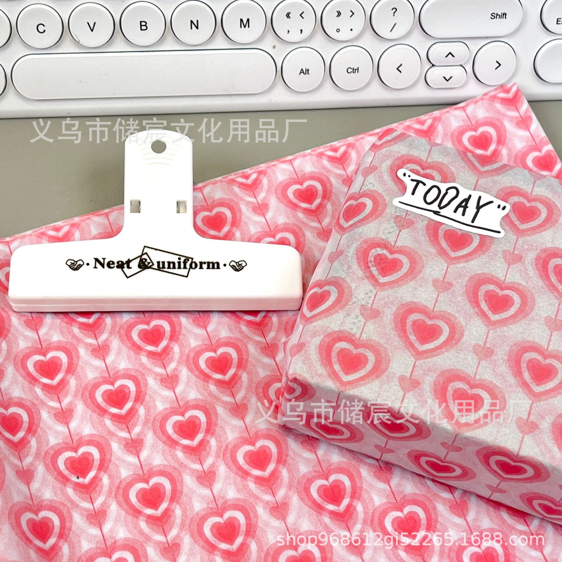 Tarjeta de embalaje de papel de pera de alto aspecto embalaje regalo decoración material papel amor estrella papel de pera barato