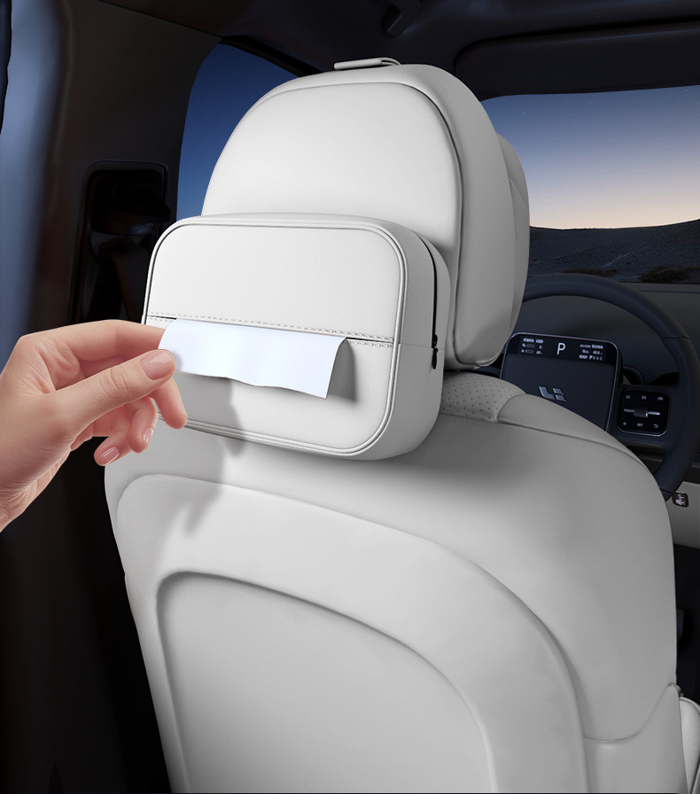 Suitable for Denza N9 Tissue Box, 25 Models of Car Armrest Box Hanging Tissue Holder, Seat Modification Interior Tissue Box