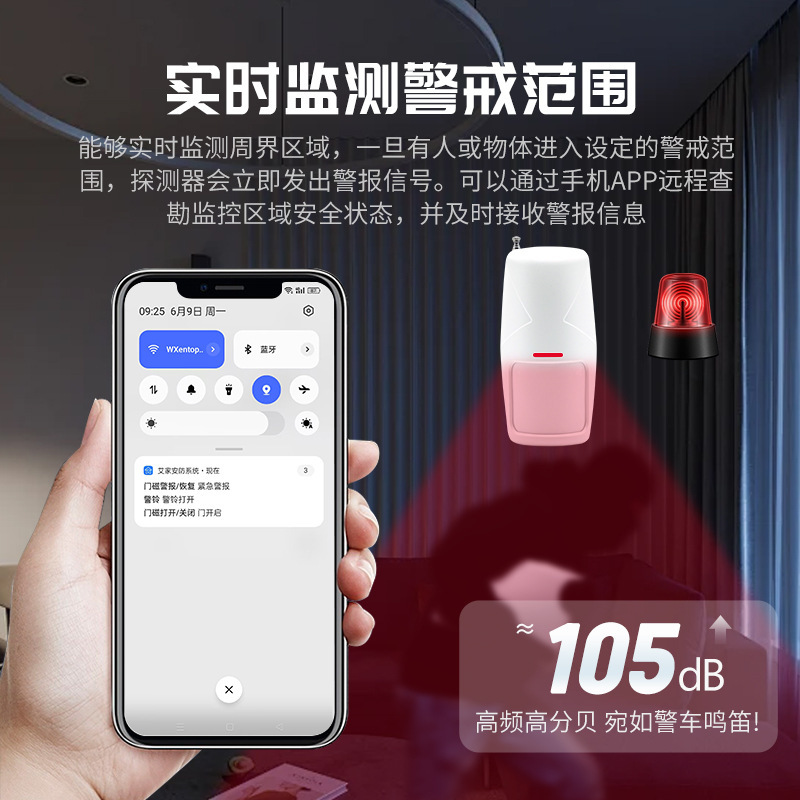ペット防止赤外線警報器赤外線検出器家庭用および商業用野獣防止赤外線センサーリモート監視|undefined