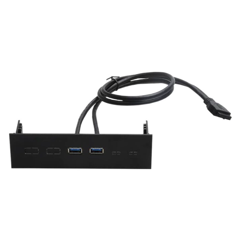 Белый ЭПИН порта карты расширения 4 оптически привода фронта паука УСБ3.0 удваивает 19ПИН к 4-карта порта усб3.0