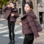 俄罗斯加厚连帽新款棉服