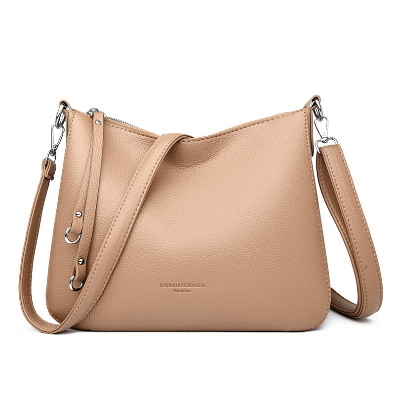 Women's Leather Shoulder Bag Large Capacity Versatile Handbag_voghion.com