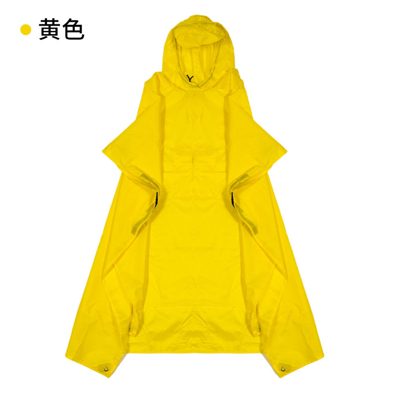 Tres en un impermeable mochila montañismo al aire libre senderismo poncho de una pieza unisex multi-funcional ultra-ligero Comercio exterior transfronterizo
