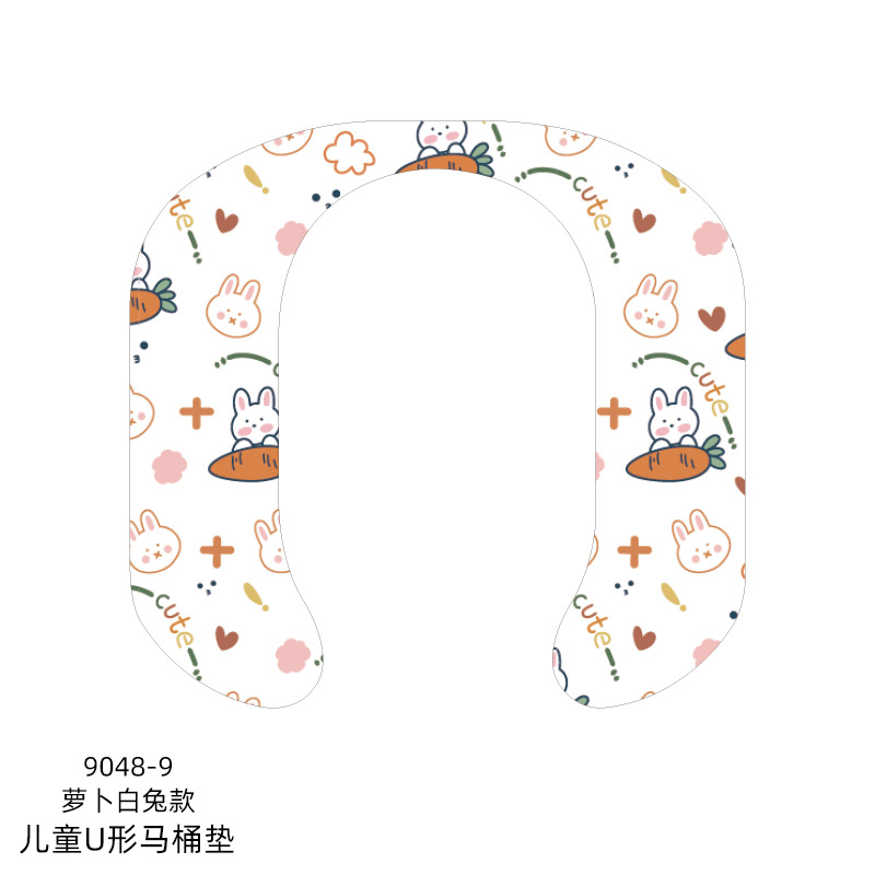 Children-carrot white rabbit style-u shape
