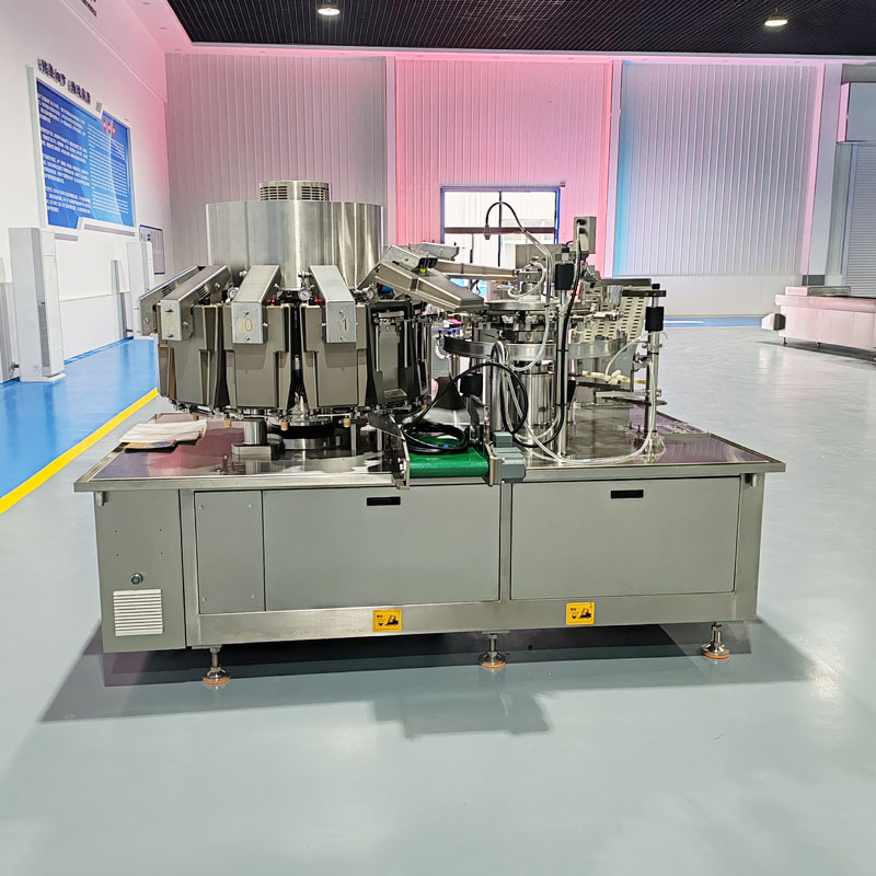 沙拉酱给袋式真空包装机 番茄酱旋转给袋式真空包装机源头厂家