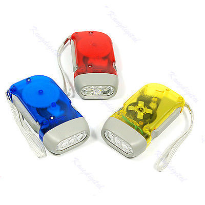 3 LED DYNAMO TORCH
