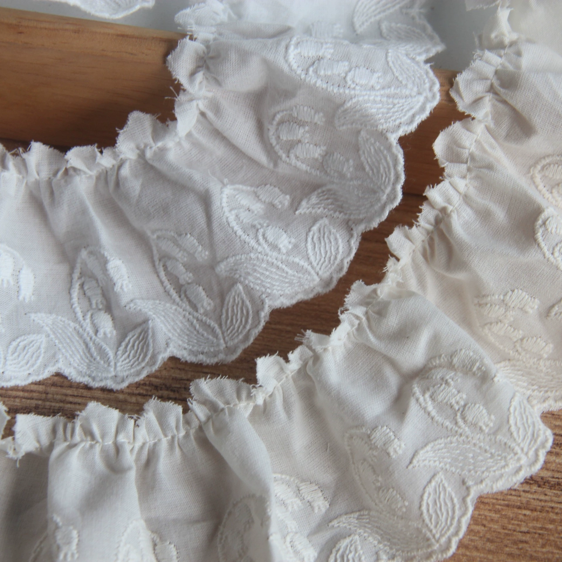 Японская версия handmade ткани из кружева хлопок кружево лилии ивановой вышивка ширина 6 см