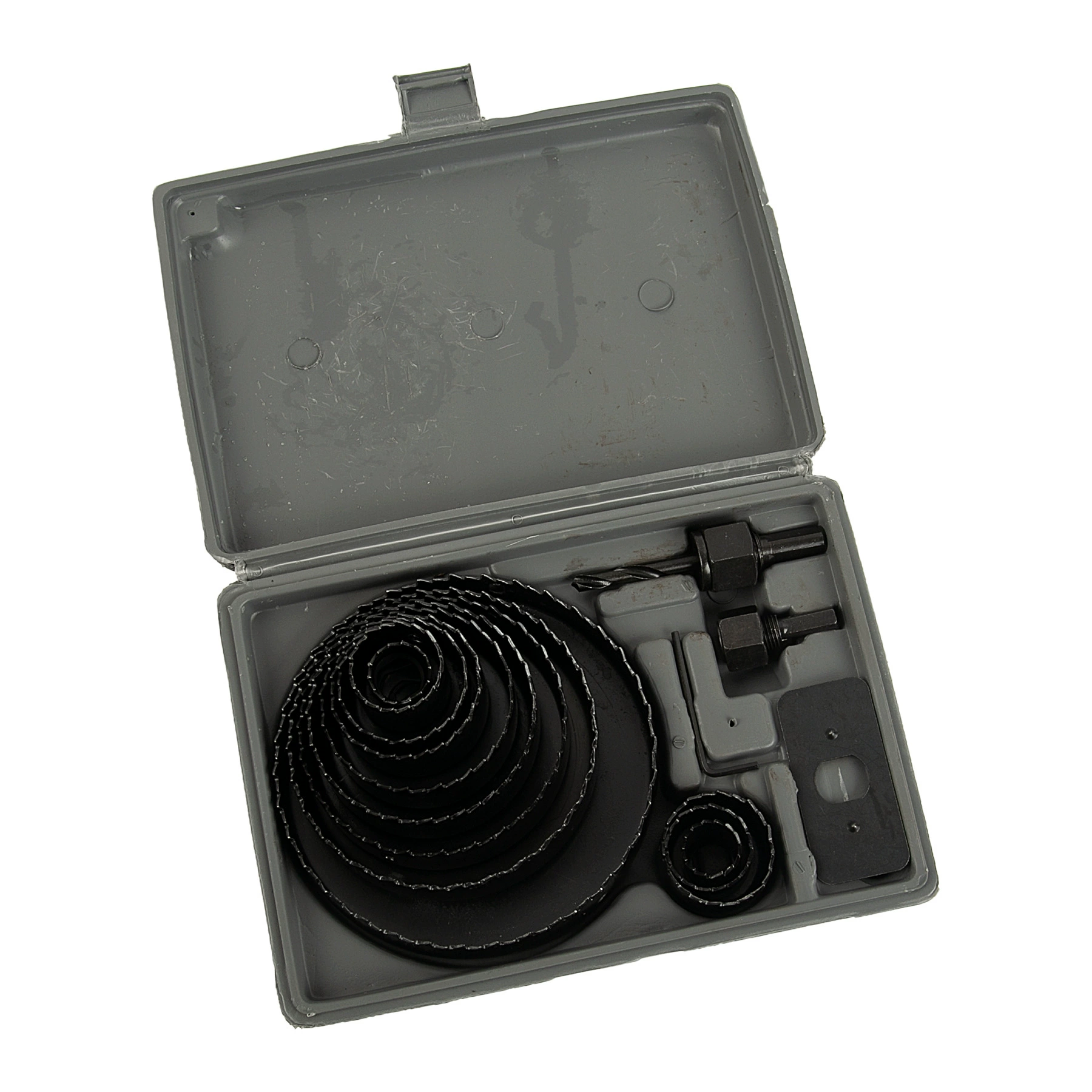 Трансграничный набор 11 pc16 шт. пластиковый набор в коробке с отверстиями пила гипсокартон открыватель 19 mm64 mm набор для глаз