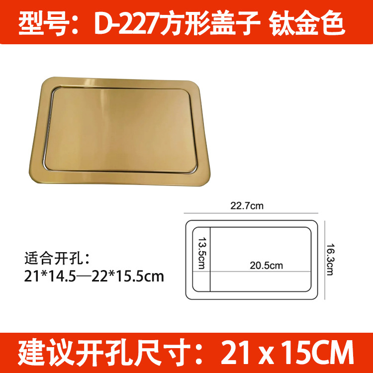 Encimera empotrada cubierta basculante basura puede Flip cubierta de acero inoxidable cubierta basculante cocina lavabo herramientas cubierta oculta