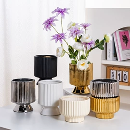 花盆容器;装饰花瓶;花盆装饰