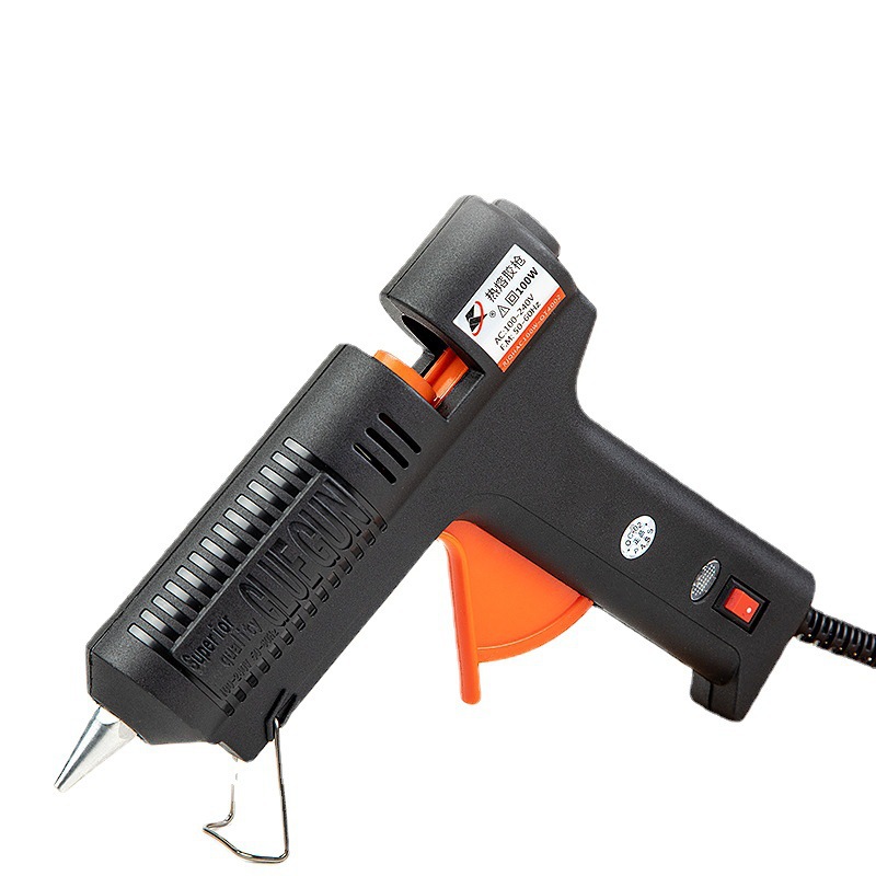 Cavewell pistola de adhesivos de fusión en caliente industrial de alta potencia profesional con descarga automática eléctrica de adhesivos para ajustar la temperatura a mano