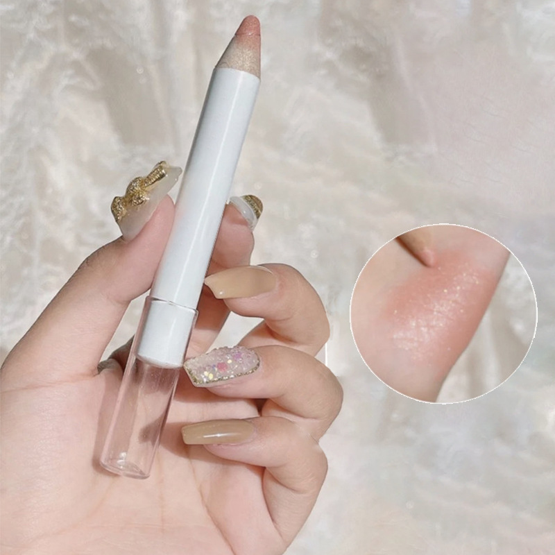 翠黛工厂  珠光亮片高光笔卧蚕笔眼妆眼影棒卧蝉笔加工定制oem