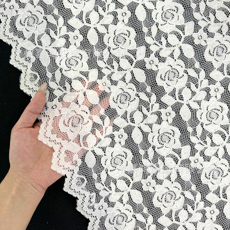 2026 nueva tela de encaje cristal brillante vestido vestido de bodas ropa de mujer fabricantes de tela spot