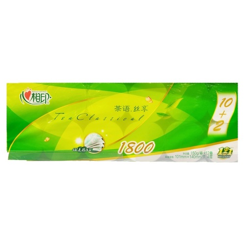 Heart to Heart Roll Paper 1800g 4-Ply Household Practical Pack Toilet Paper Tissue Wholesale Bulk Pack Tissue Roll Paper