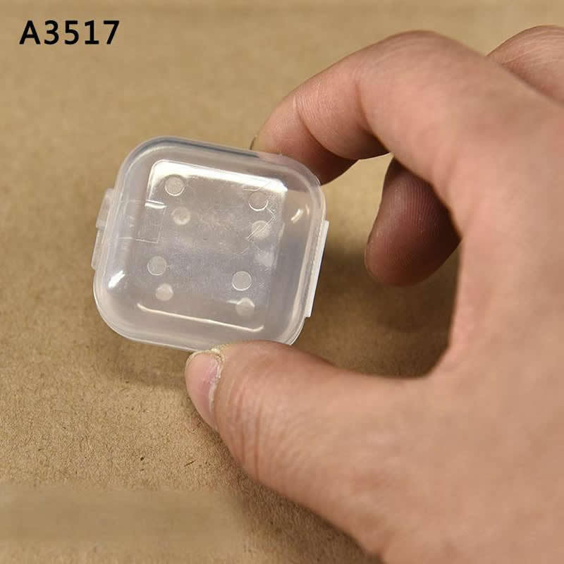 Factory direct supply earplug box sponge earplug storage box A3517 PP earplug box with lid plastic small plastic box