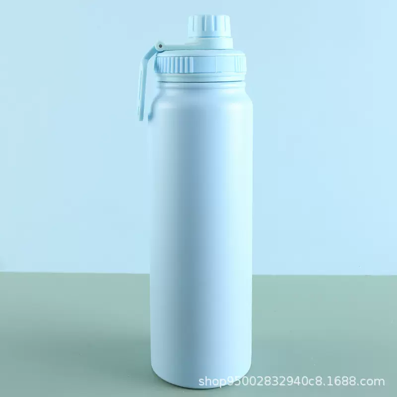 定制保温杯不锈钢304太空壶运动水杯600ML太空杯带提手盖保冷保热