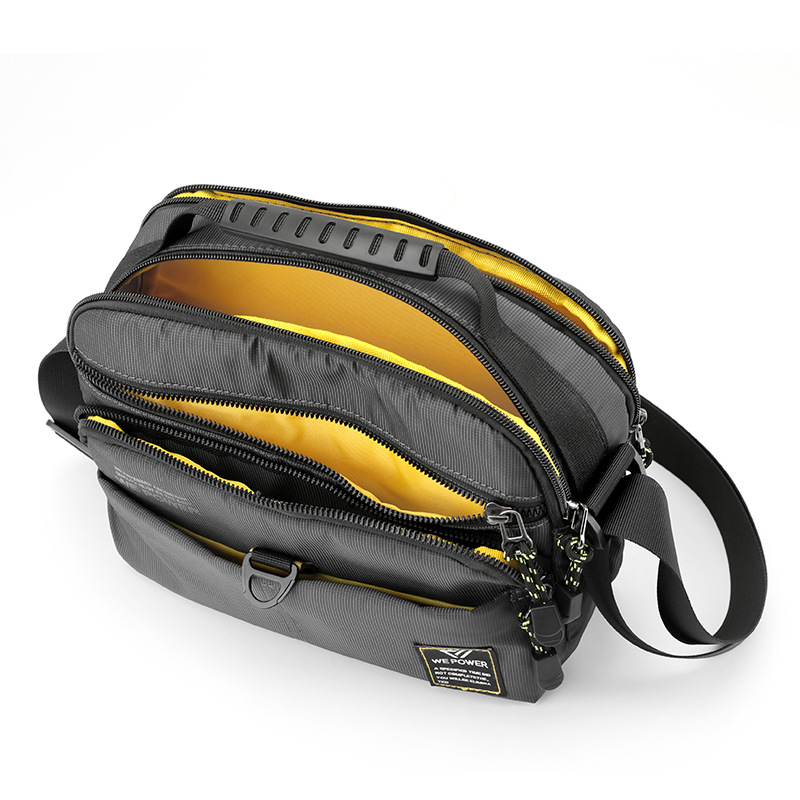 Wepower nuevo bolso de hombro de los hombres al aire libre ocio bolsa de mensajero de gran capacidad bolsa portátil bolso de los hombres