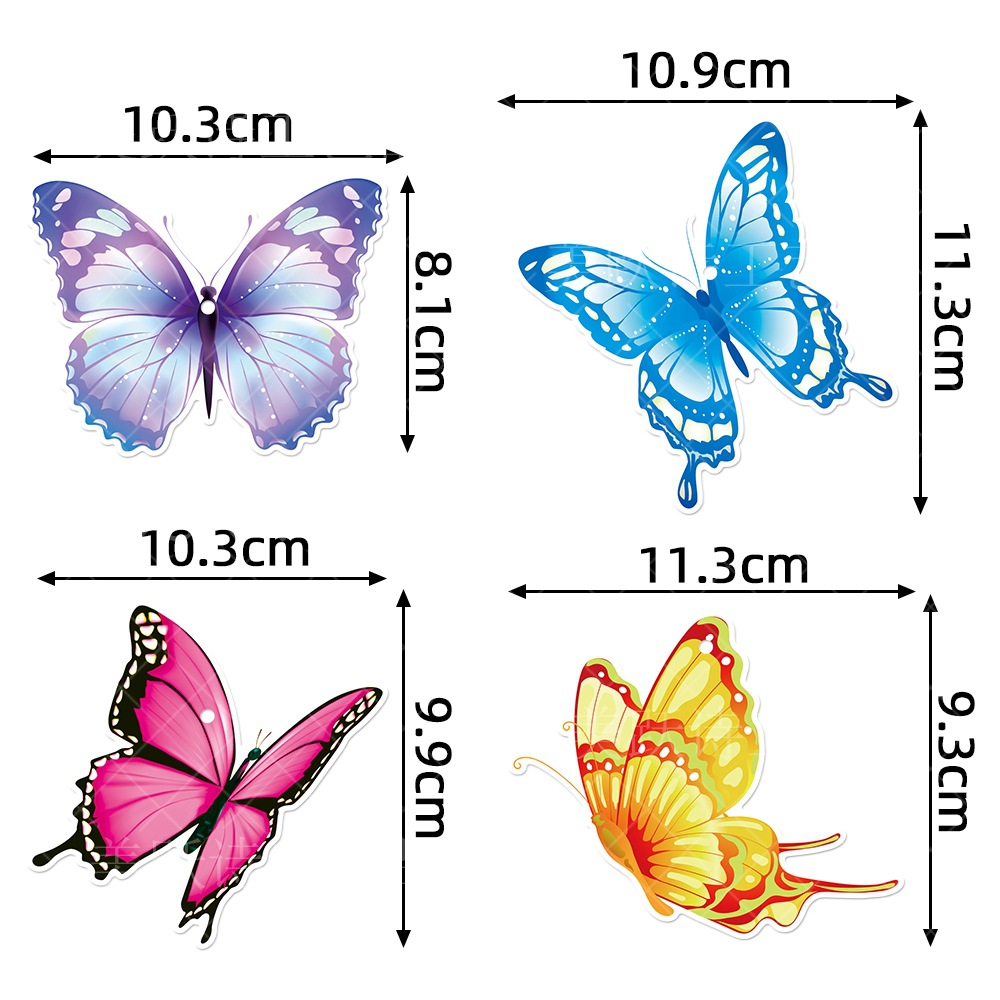 Nuevo producto tema de mariposa decoración de fiesta colgante colgante primavera fiesta de cumpleaños suministros de decoración colgante de mariposa