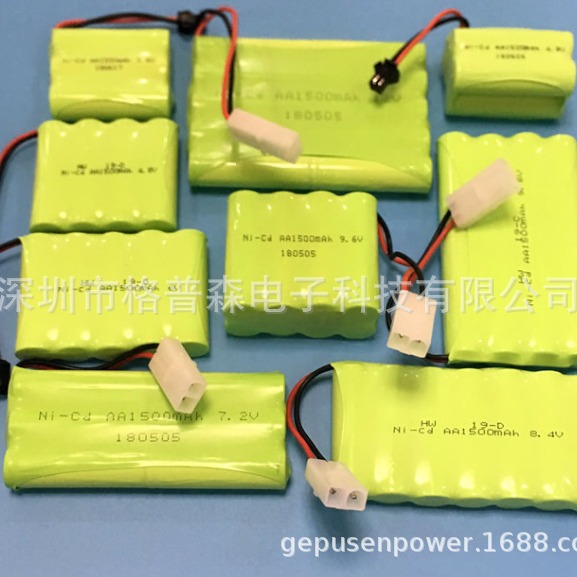 遥控车电池儿童玩具枪充电电池组3.6v4.8v6v7.2v8.4v9.6大容量5号