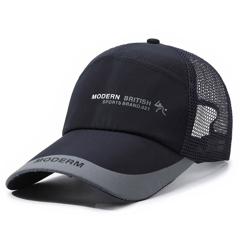 Golf net cap-navy blue
