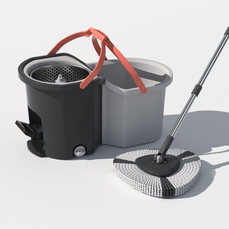 Pedal Separating Bucket Mop suit Folding Bucket Split Bucket Mop Mop with Foot Pedal Separating Bucket Rotating Mop