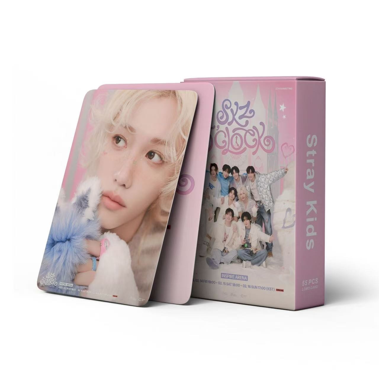 Cadena total de gran cantidad de nuevos productos en stock 55 tarjetas de álbum SKMyBreath KPOP estrella alrededor de la tarjeta de colección LOMO