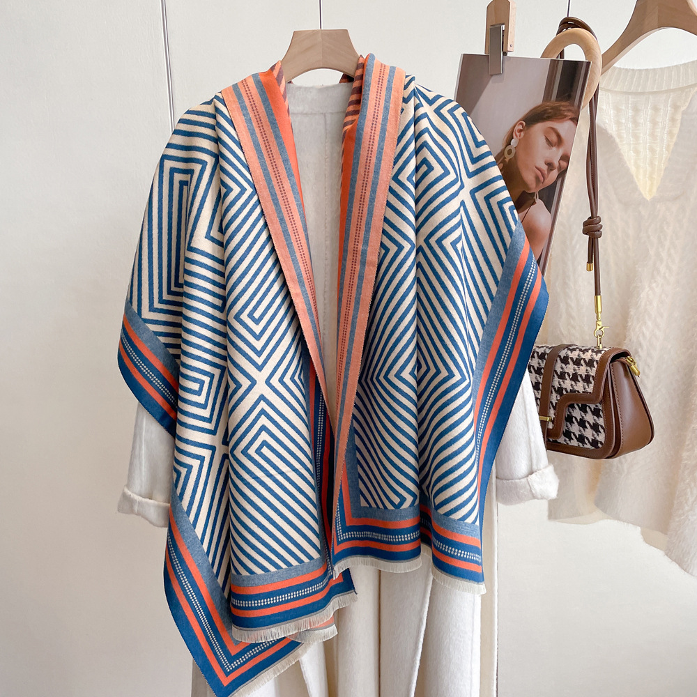 Bufanda mujer imitación cachemira elegante fular invierno_voghion.com