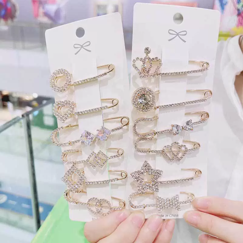High-end brooch, protective underware, demi-season pin, accessory lapel pin, wholesale, Korean style
