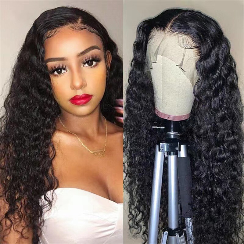 2024 Cross-Border European and American African Long Curly Wig Heat-Resistant Synthetic Wig Small Curly Lace Style 2024 Cross-Border European and American African Long Curly Wig Heat-Resistant Synthetic Wig Small Curly Lace Style