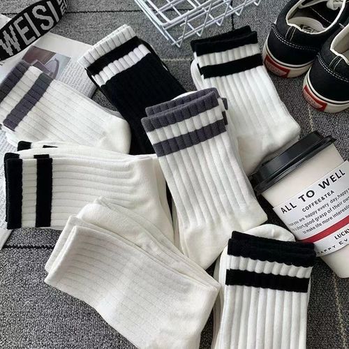 Zhuji Socks Autumn/Winter Thick Warm Crew Men's INS Japanese Breathable Moisture-Wicking Anti-Odor Tall Socks for Men and Women