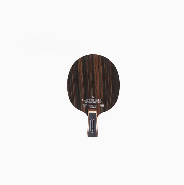 Procesamiento de la placa inferior de la raqueta de tenis de mesa, fibra de carbono de madera pura, placa horizontal recta de ataque rápido de arco de cinco capas y siete capas