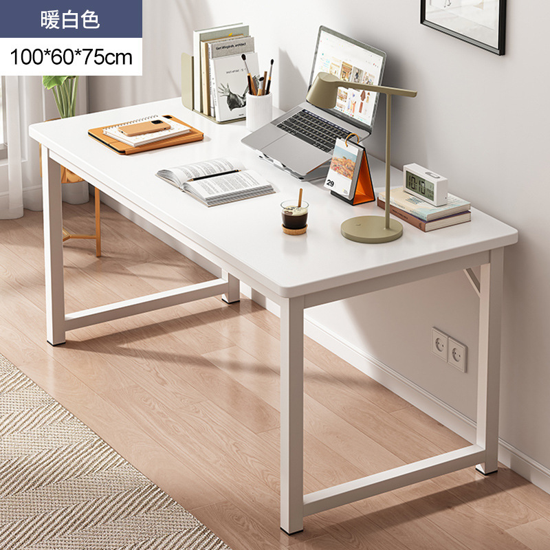 Escritorio de computadora sencillo para el hogar, escritorio de oficina minimalista y económico, escritorio para dormitorio, escritorio para habitación de alquiler, escritorio para escribir