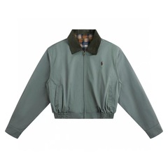 跨境一件代发RALPH LAUREN拉夫劳伦翻领夹克美式复古外套-
