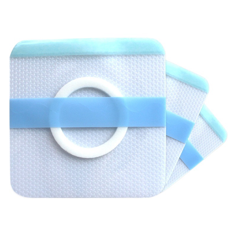 Source Manufacturer Silicone Gel Pu Film Empty Patch Breathable Waterproof Patch Bath Waterproof Acupoint Patch Silicone Gel Anti-Seepage Ring Patch