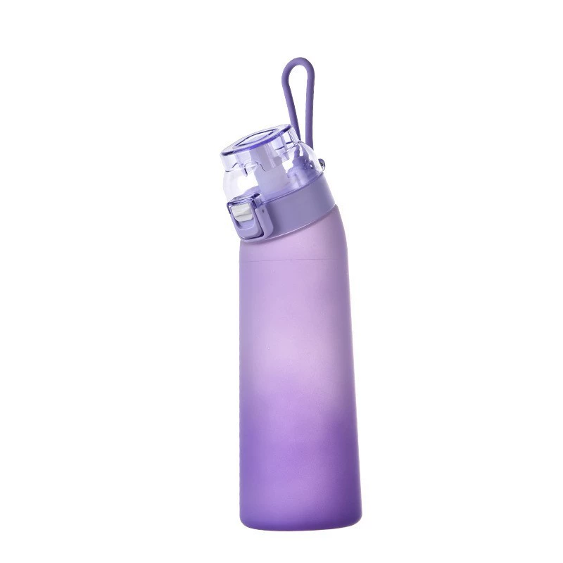 Sports Water Bottle Amazon 650 ml, Flip Lid with Carry Strap, Fruit Design Colors