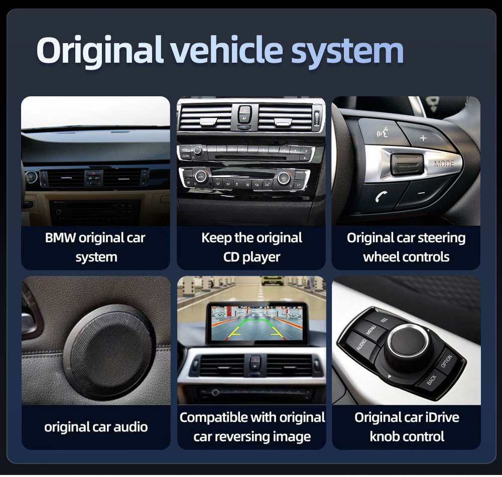 Suitable for Bmw 3 Series E90 E91 E92 E93 Car Central Control Large Screen Navigation Carplay All-In-One Machine