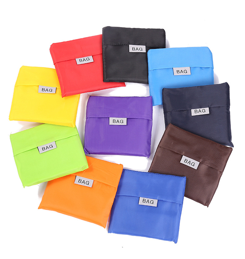 Fashion Solid Color Oxford Cloth Household Shopping Bag display picture 6