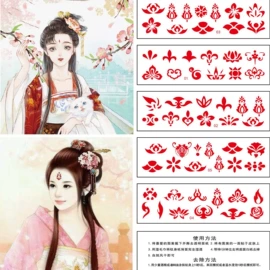 纹身贴;其他美妆工具;纸质工艺品