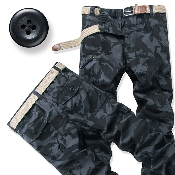 Black, camouflage, fleece, elastic waist, J18