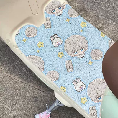 Avtomobil döşəmə paspasları — Thickened Dirt-Resistant Foot Mat with Label - zx-shen-xinghui-travels-3050-printed-cutting-wire-circle