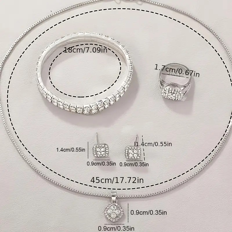 Explosions Women's Watch Supply Conjunto de cinco peças com relógio feminino de diamante Relógio de quartzo romano da moda feminina_voghion.com