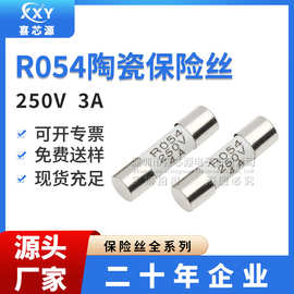 源头厂家 RO54 陶瓷保险丝 250V 3A 5x20mm 熔断器电源保护保险管