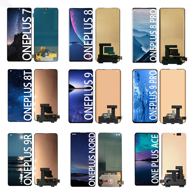 comercio exterior unoplus nord6 / 7 / 8 / 9t conjunto de pantalla de teléfono móvil LCD HD LCD
