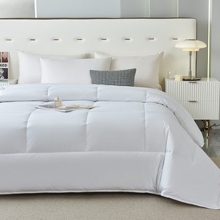 Quilt Core for All Seasons, Summer Cooling Quilt, Suitable for Hospitals and Dormitories, Anti-Feather Fabric, Feather Silk Cotton, Hotel and Guesthouse, Same Model as Yu Duo, Spring and Autumn Quilt