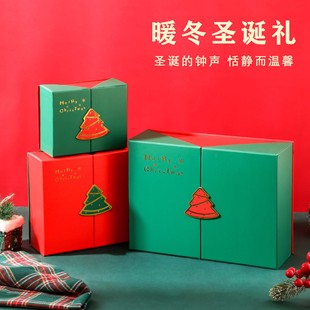 Christmas Themed Gift Box Christmas Tree Empty Box Christmas Gift Packaging Box Christmas Eve Apple Box Wholesale